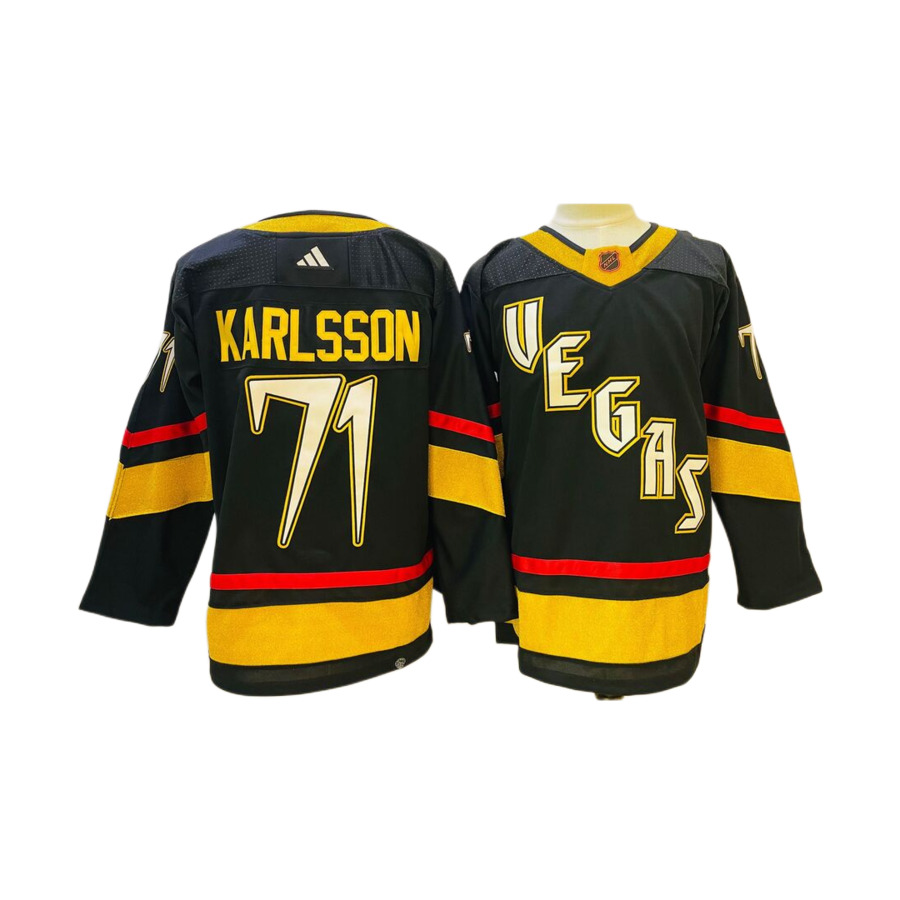 Men's Vegas Golden Knights William Karlsson Black Special Edition 2.0 Breakaway Authentic Player Jersey