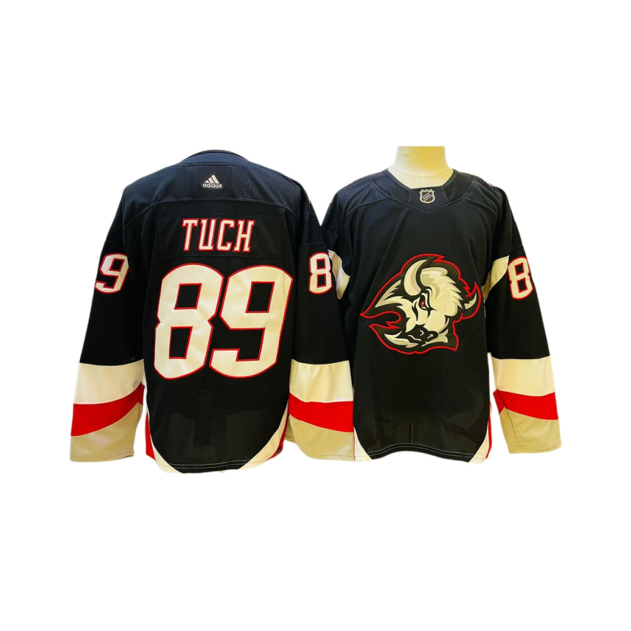 Men's Buffalo Sabres Alex Tuch Black Alternate Authentic Jersey