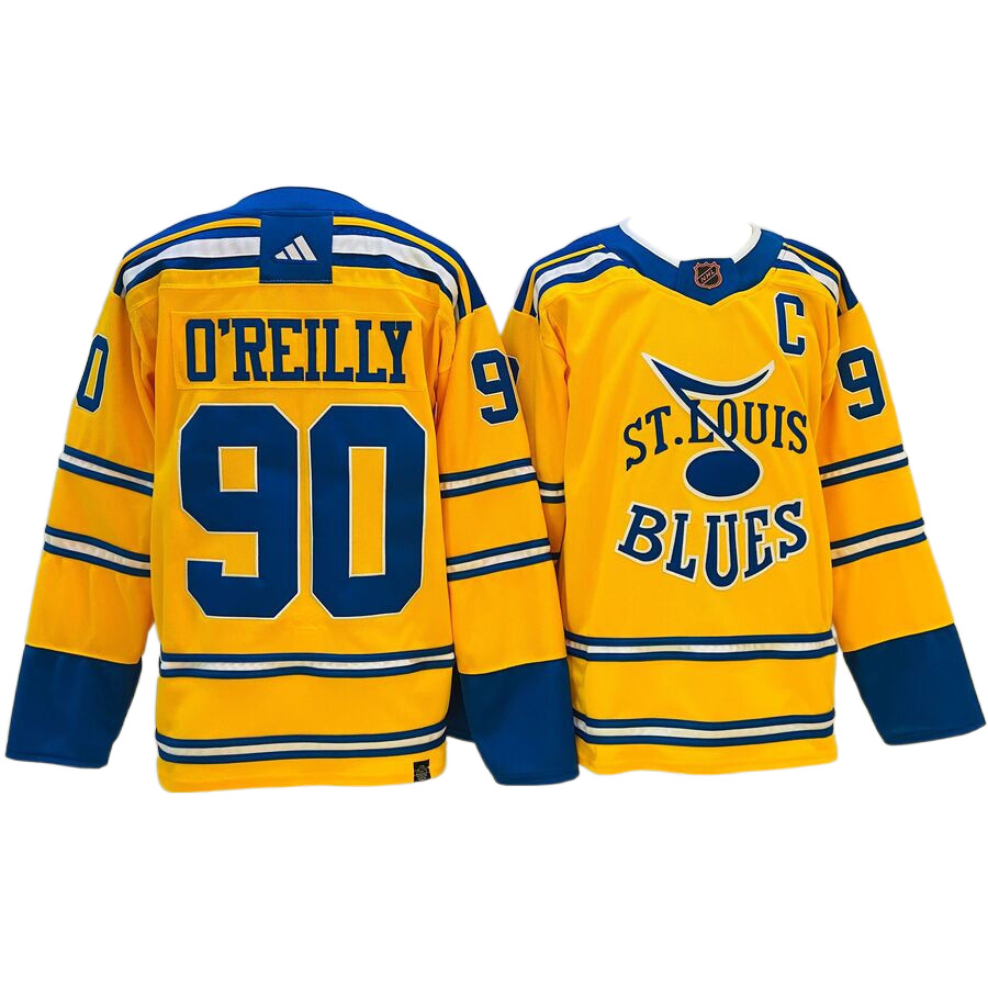 Men's St. Louis Blues Ryan O'Reill Yellow Special Edition 2.0 Breakaway Player Jersey