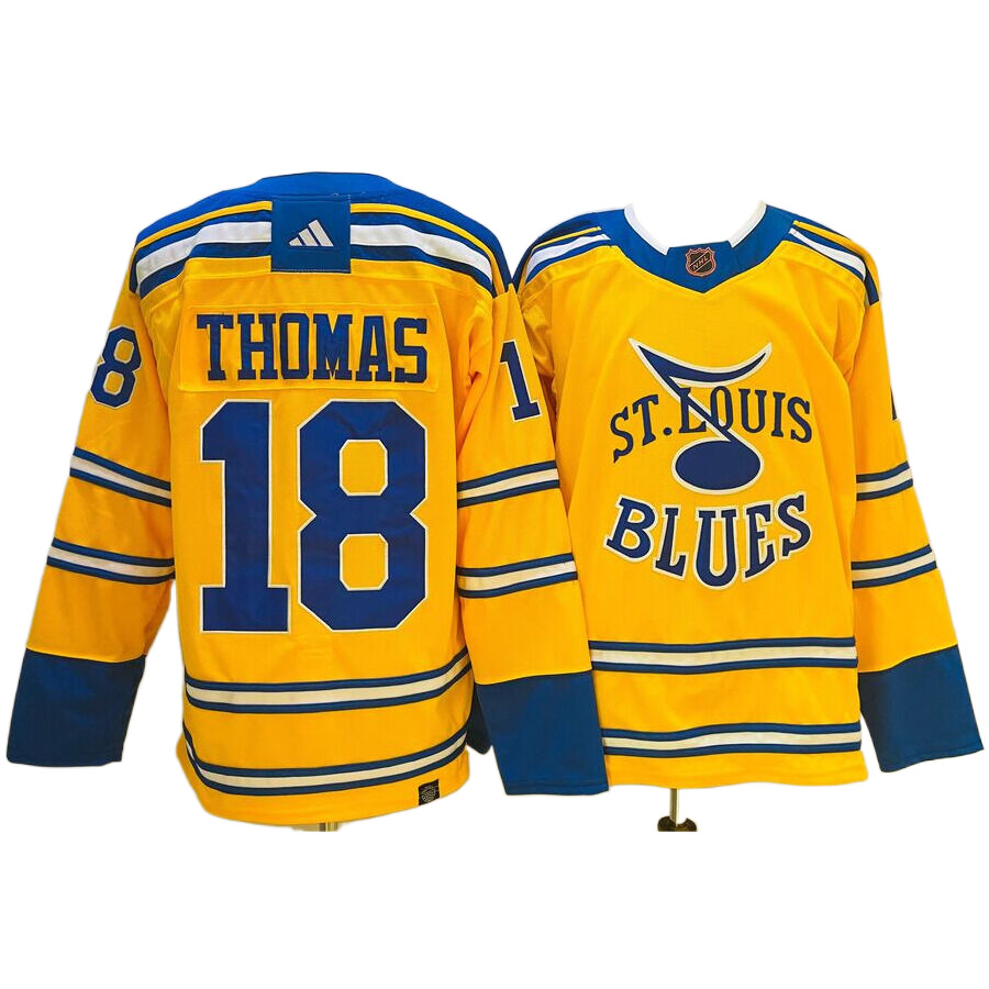 Men's St. Louis Blues Robert Thomas Yellow Special Edition 2.0 Breakaway Jersey