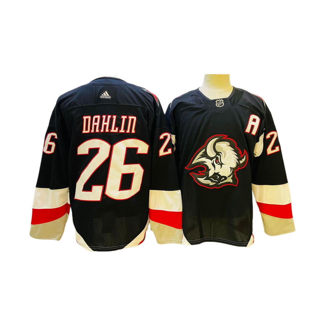 Men's Buffalo Sabres Rasmus Dahlin Black Alternate Authentic Jersey