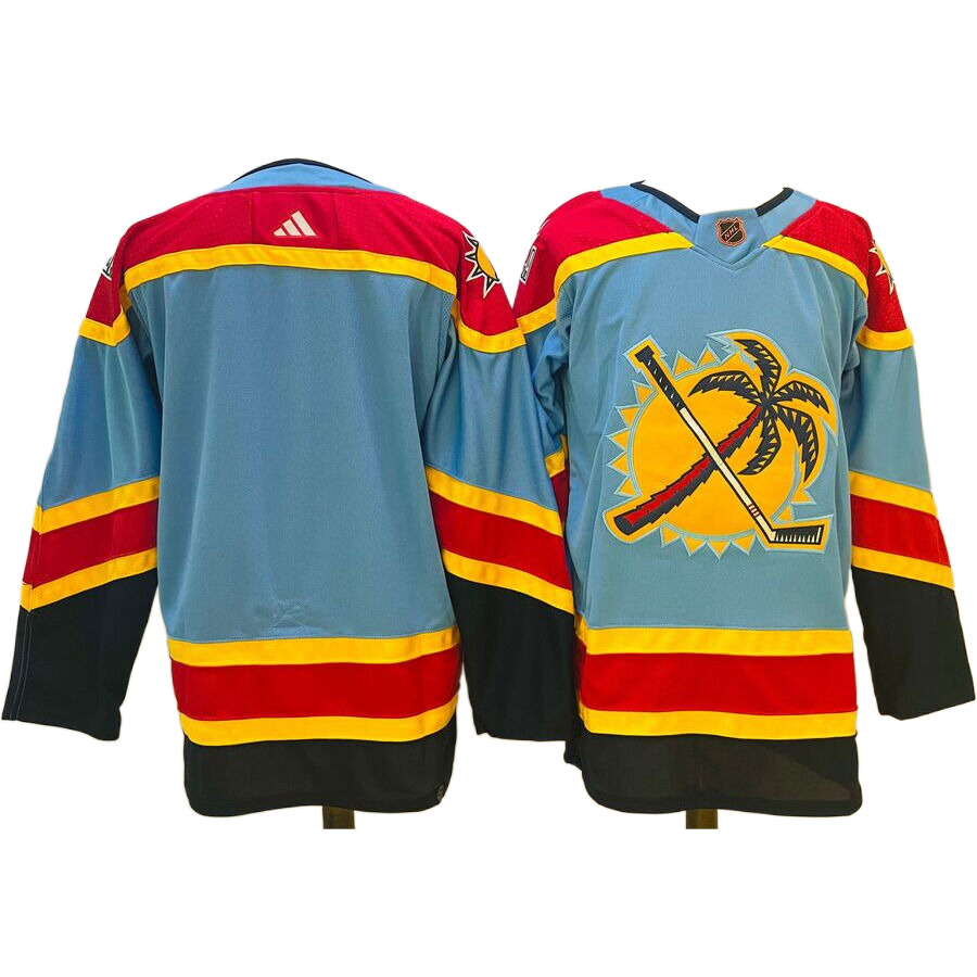 Men's Florida Panthers Blank Light Blue Special Edition 2.0 Premier Jersey