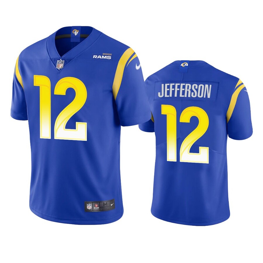 Men's Los Angeles Rams Van Jefferson Royal Vapor Limited Jersey