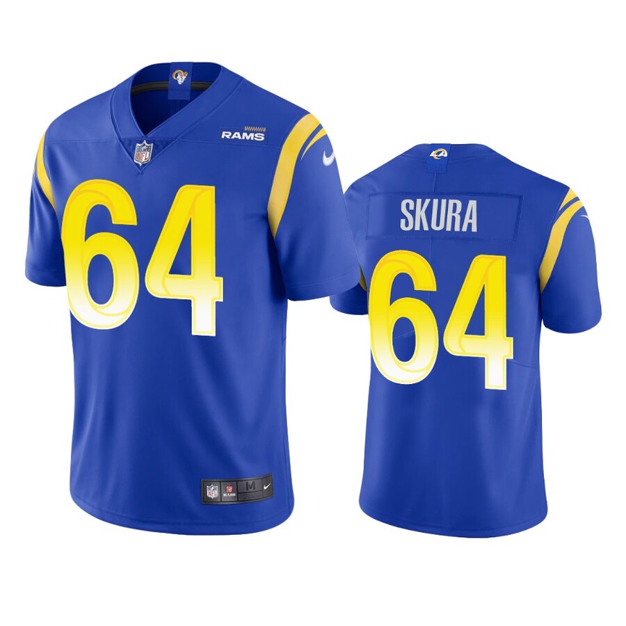Men's Los Angeles Rams Matt Skura Royal Vapor Limited Jersey