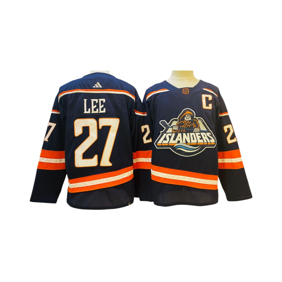 Men's New York Islanders Anders Lee Navy Player Jersey
