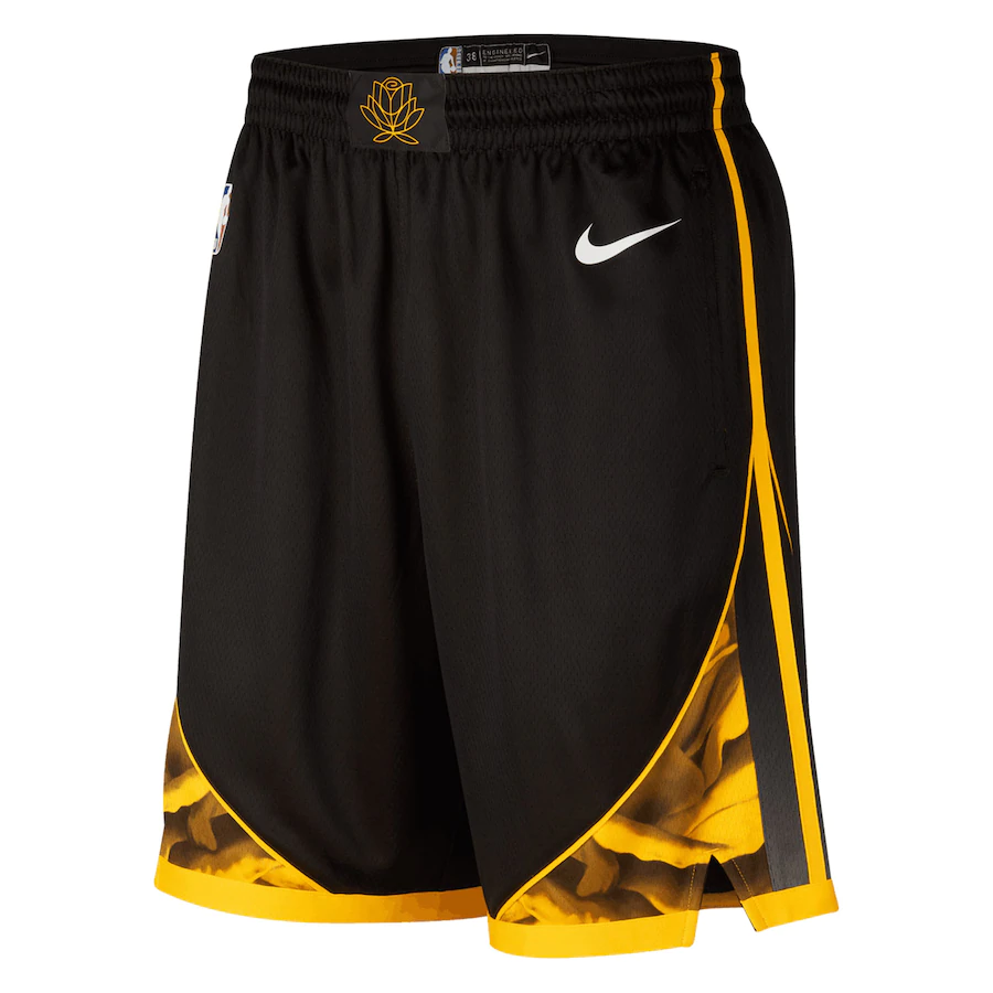 Men's Golden State Warriors Black 2022-2023 Player Shorts - City Edition