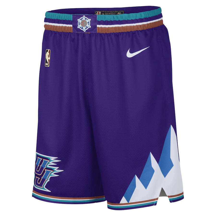 Men's Utah Jazz Purple 2022-2023 Classic Edition Swingman Performance Shorts