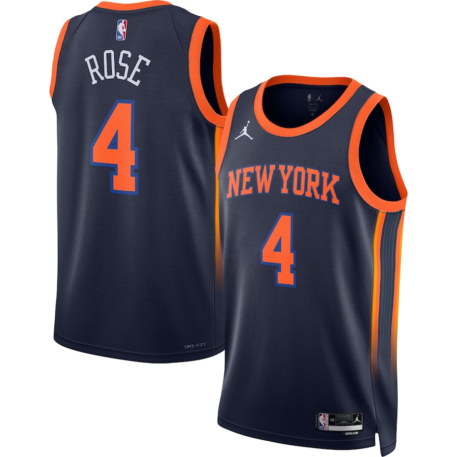 Men's New York Knicks Derrick Rose 2022-2023 Swingman Jersey - Statement Edition