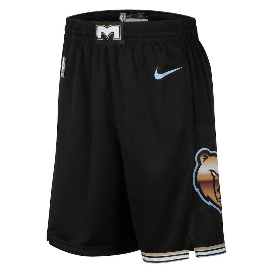 Men's Memphis Grizzlies Black 2022-2023 Swingman Shorts - City Edition