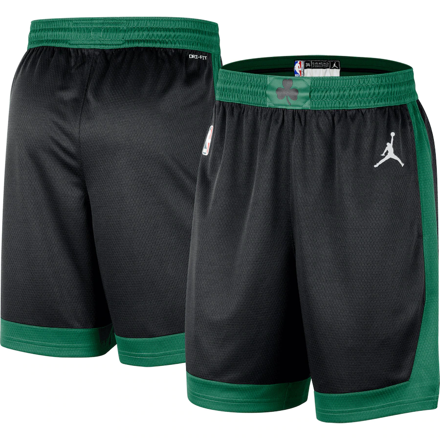 Men's Boston Celtics Black 2022-202023 Statement Edition Swingman Performance Shorts