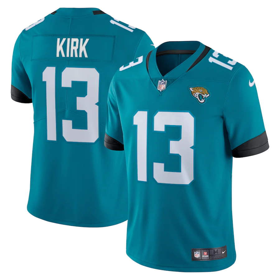 Men's Jacksonville Jaguars Christian Kirk Teal Team Logo Vapor Limited Jersey
