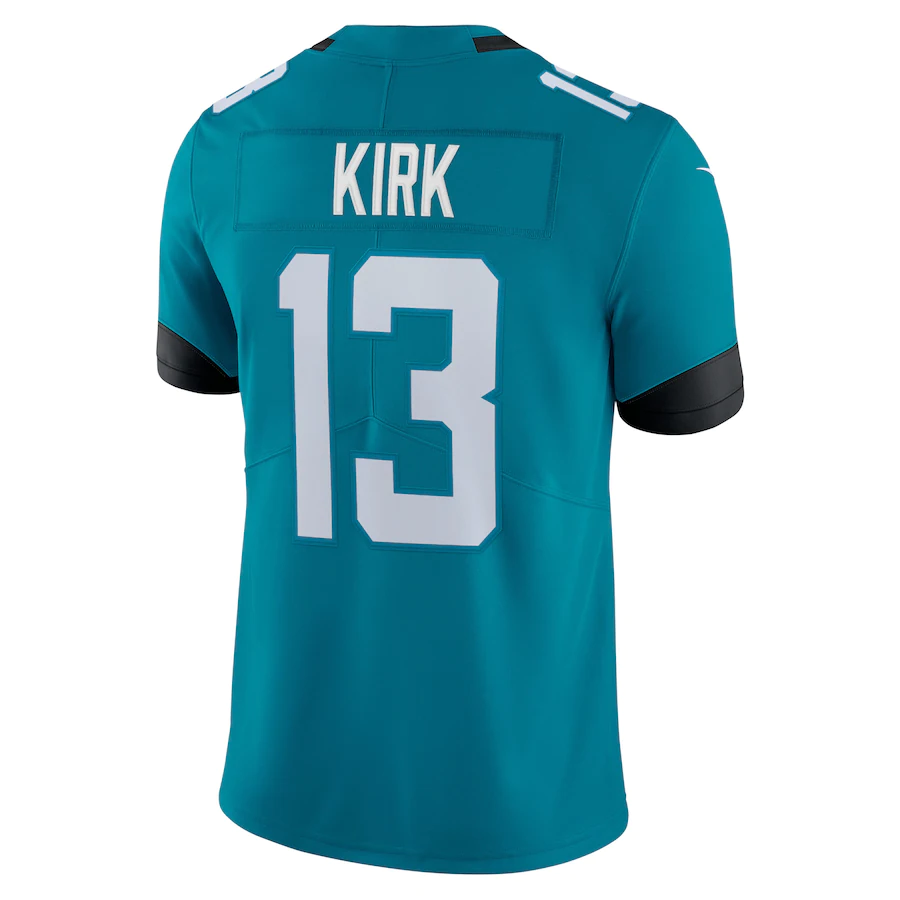 Men's Jacksonville Jaguars Christian Kirk Teal Team Logo Vapor Limited Jersey