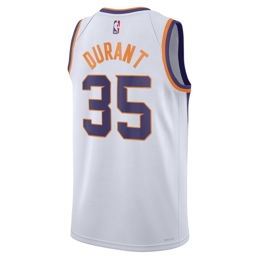 Men's Phoenix Suns Kevin Durant White 2022-23 Swingman Player Jersey