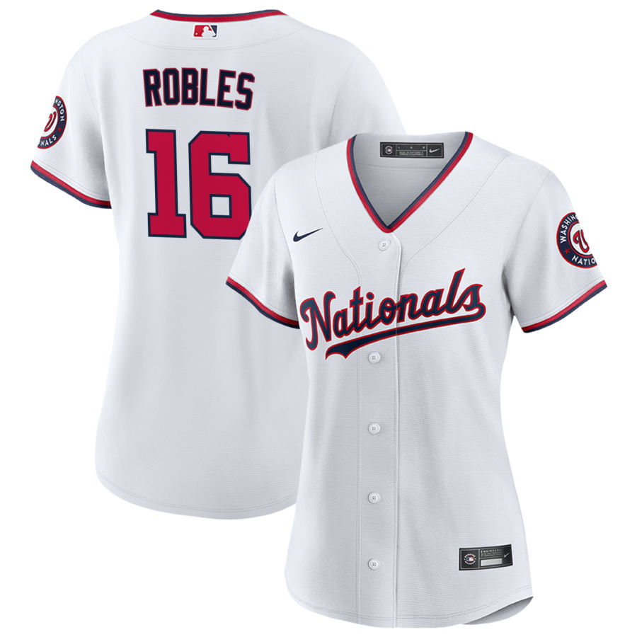 Women's Washington Nationals Victor Robles White Player Jersey