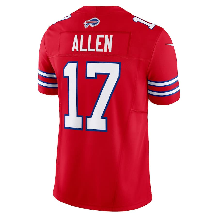 Buffalo Bills Josh Allen Red Alternate 2 Vapor F.U.S.E. Limited Jersey