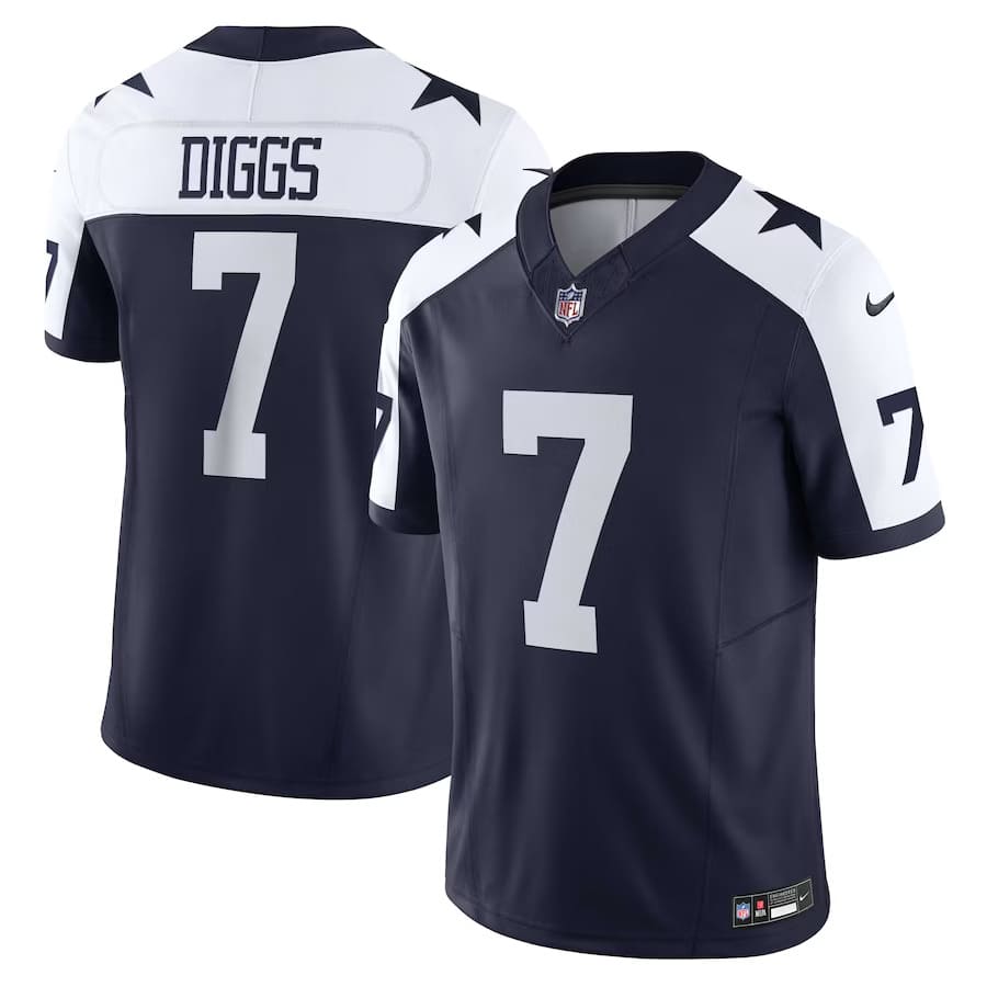 Mens Dallas Cowboys Trevon Diggs Navy Alternate Vapor F.U.S.E. Limited Jersey