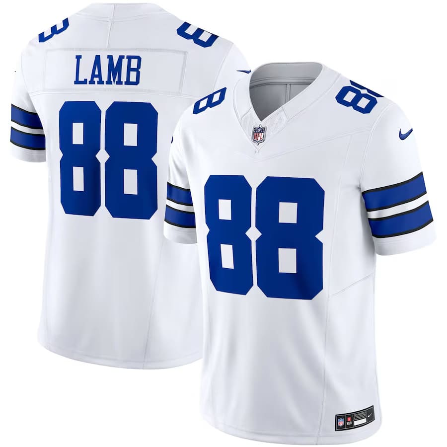 Mens Dallas Cowboys CeeDee Lamb White Vapor F.U.S.E. Limited Jersey