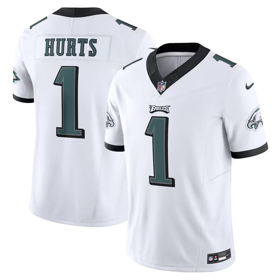 Philadelphia Eagles Jalen Hurts White Vapor F.U.S.E. Limited Jersey