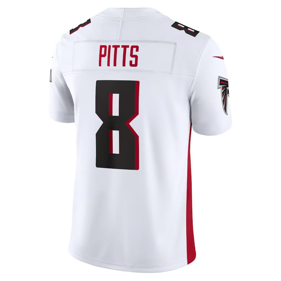 Mens Atlanta Falcons Kyle Pitts White Vapor F.U.S.E. Limited Jersey