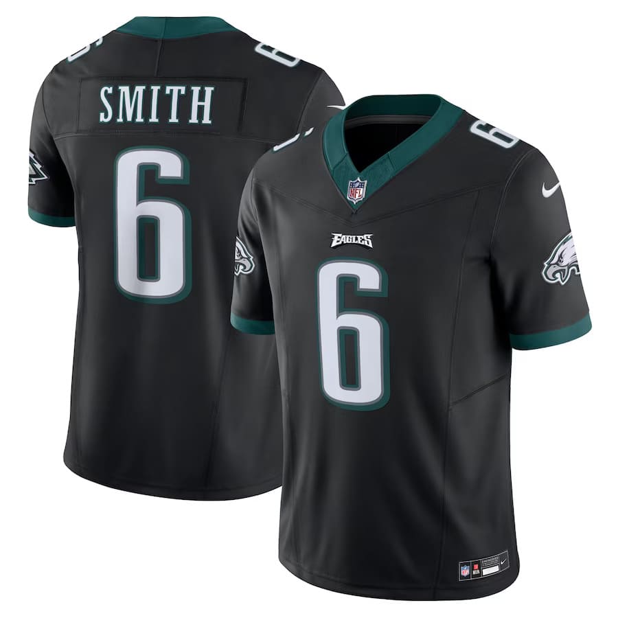 Philadelphia Eagles DeVonta Smith Black Vapor F.U.S.E. Limited Jersey