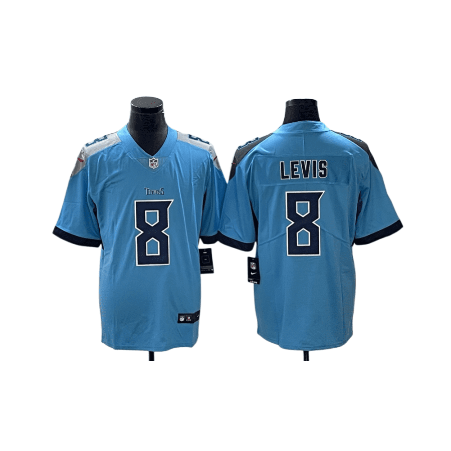 Men's Tennessee Titans Will Levis Light Blue Alternate Vapor Limited Jersey