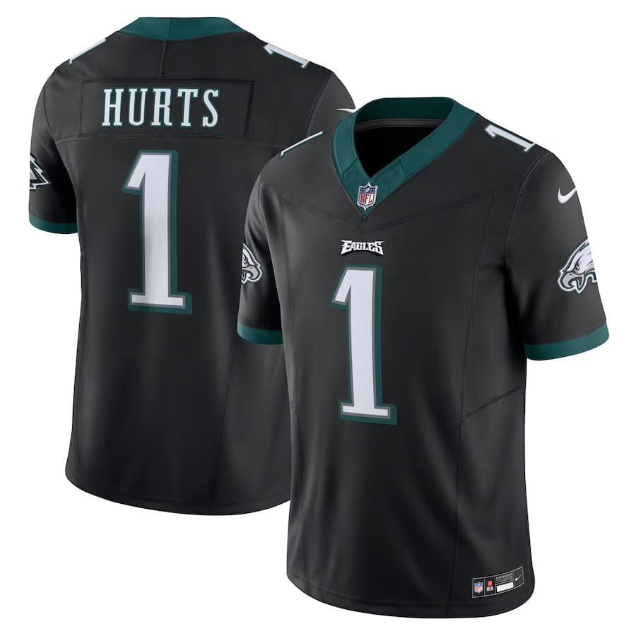 Philadelphia Eagles Jalen Hurts Black Vapor F.U.S.E. Limited Jersey
