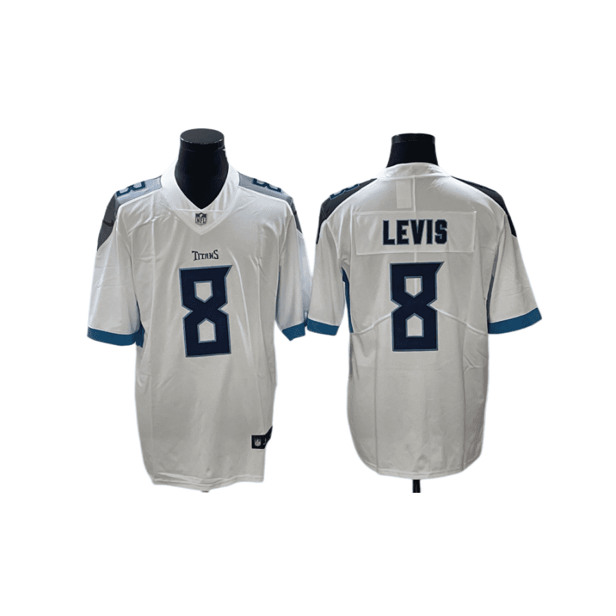 Men's Tennessee Titans Will Levis White Vapor Limited Jersey