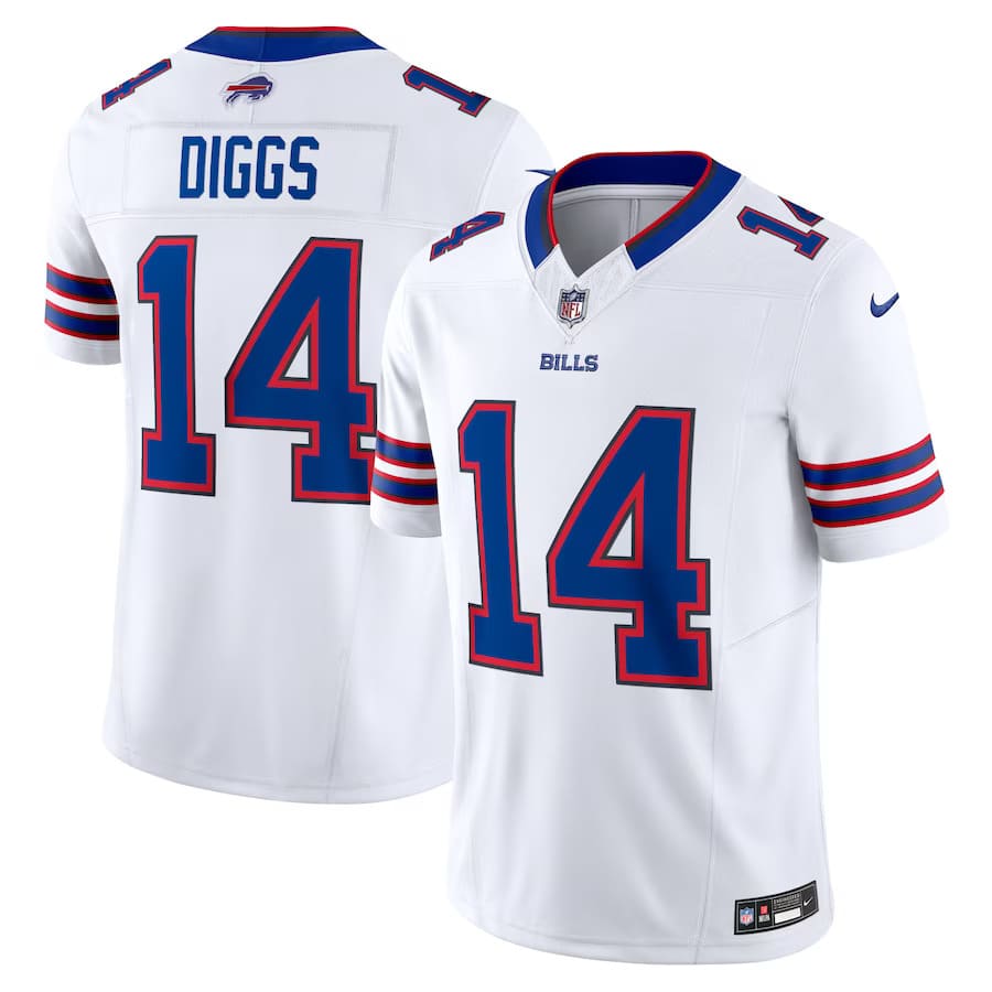 Mens Buffalo Bills Stefon Diggs White Vapor F.U.S.E. Limited Jersey