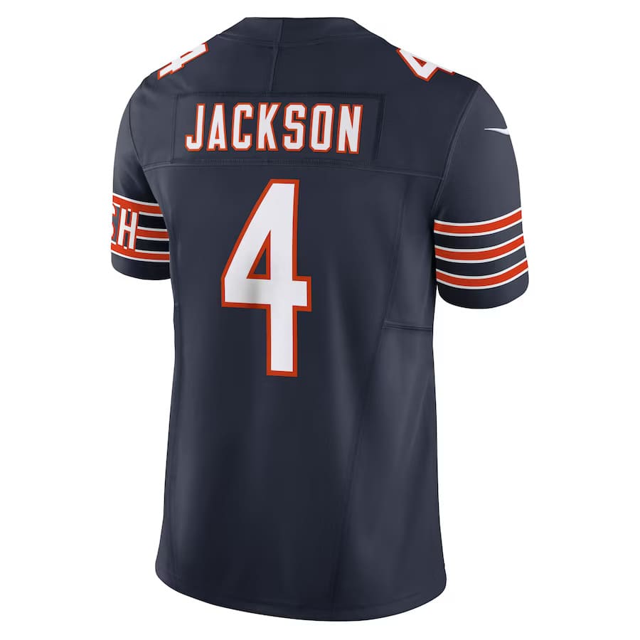 Mens Chicago Bears Eddie Jackson Navy Vapor F.U.S.E. Limited Jersey