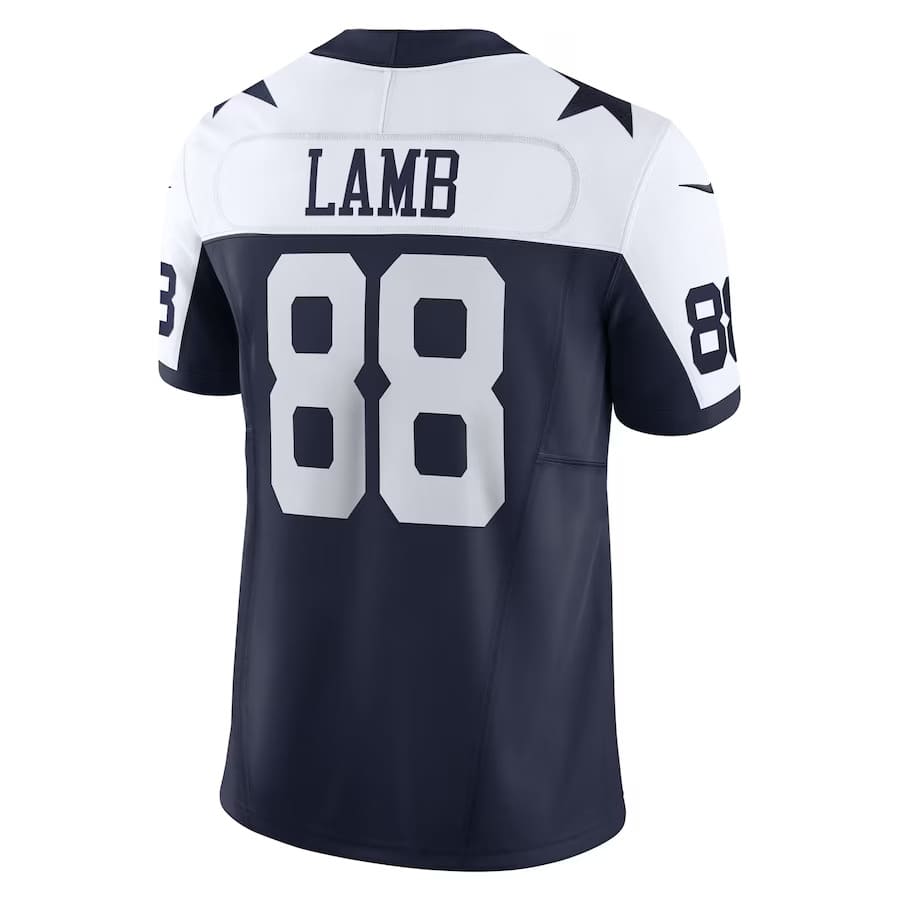 Mens Dallas Cowboys CeeDee Lamb Navy Alternate Vapor F.U.S.E. Limited Jersey