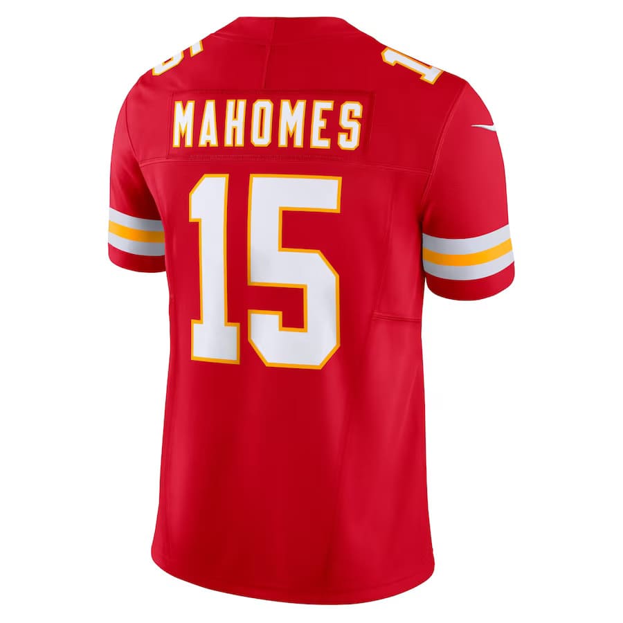 Mens Kansas City Chiefs Patrick Mahomes Red Vapor F.U.S.E. Limited Jersey