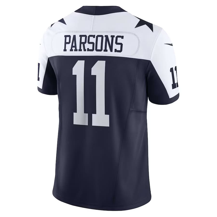 Mens Dallas Cowboys Micah Parsons Navy Alternate Vapor F.U.S.E. Limited Jersey