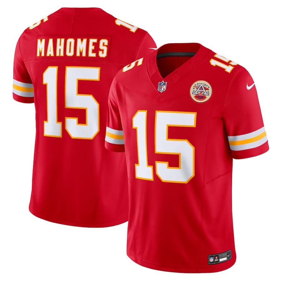Mens Kansas City Chiefs Patrick Mahomes Red Vapor F.U.S.E. Limited Jersey
