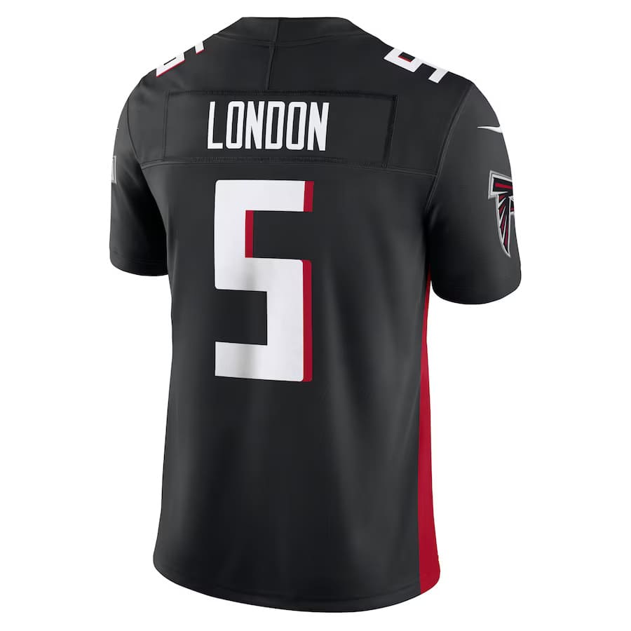 Mens Atlanta Falcons Drake London Black Vapor F.U.S.E. Limited Jersey