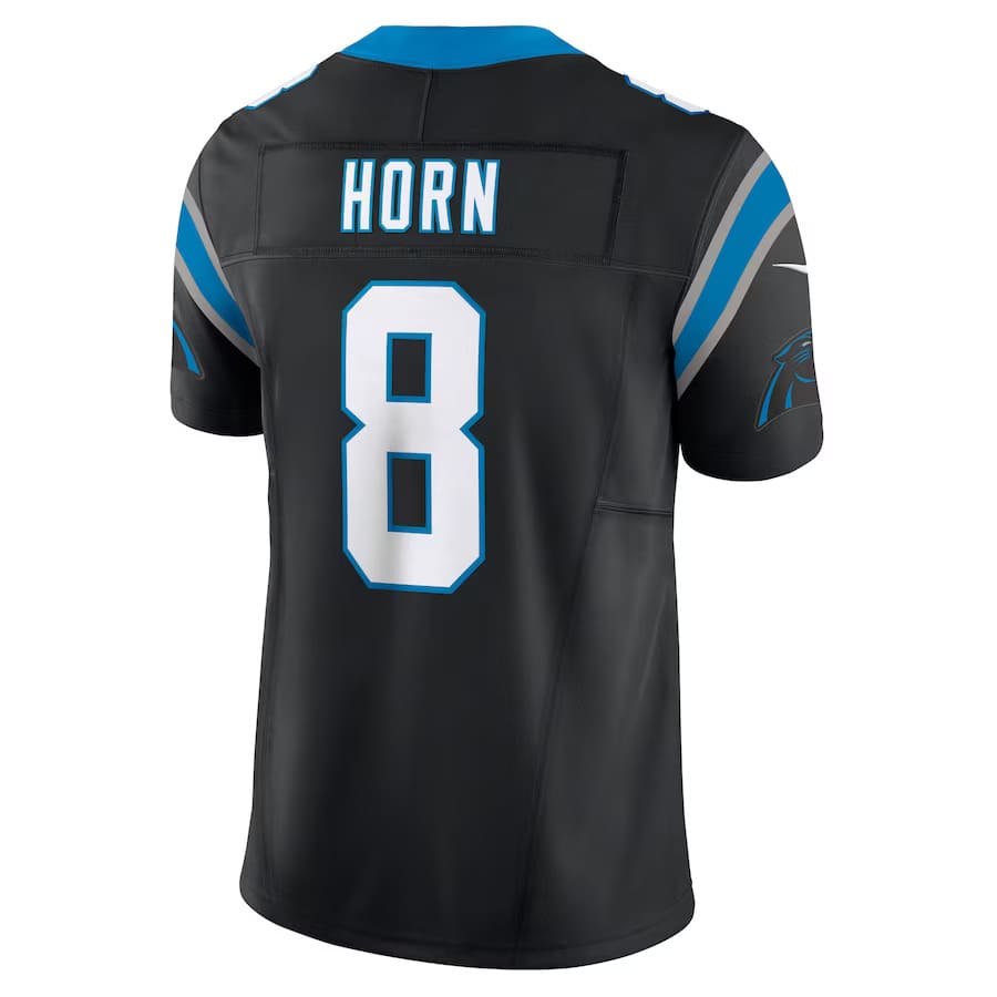 Mens Carolina Panthers Jaycee Horn Black Vapor F.U.S.E. Limited Jersey
