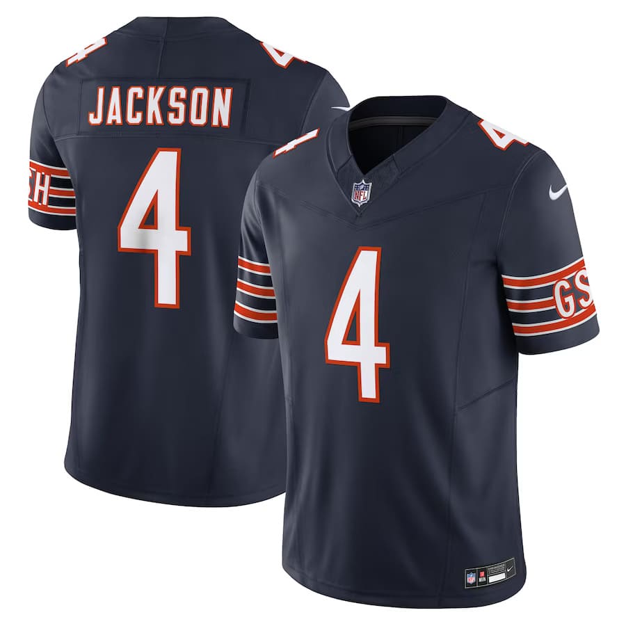 Mens Chicago Bears Eddie Jackson Navy Vapor F.U.S.E. Limited Jersey