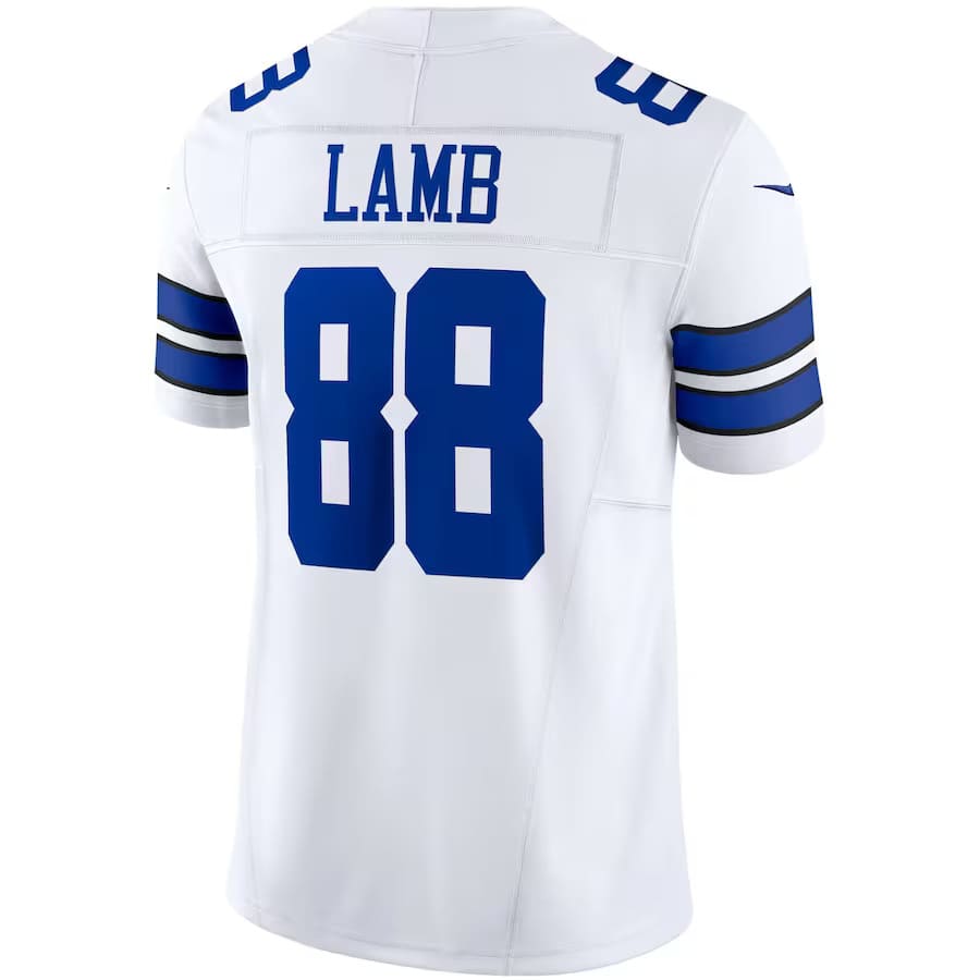 Mens Dallas Cowboys CeeDee Lamb White Vapor F.U.S.E. Limited Jersey