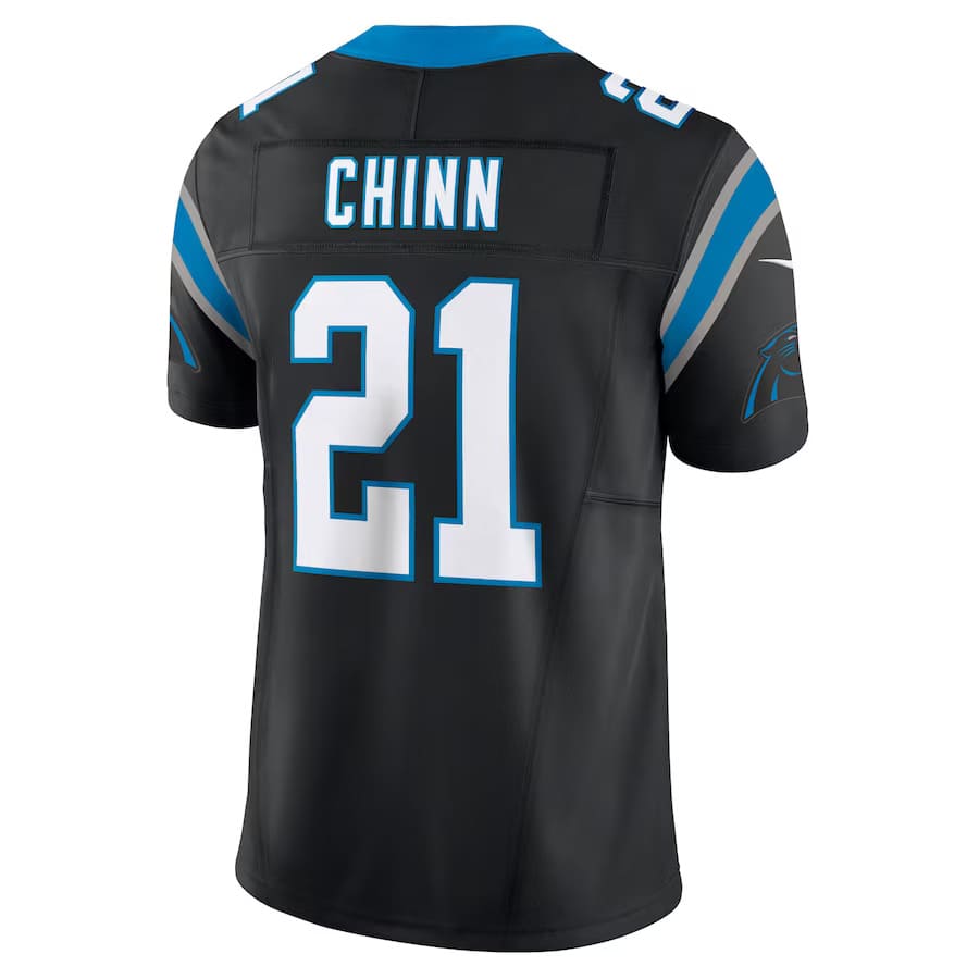 Mens Carolina Panthers Jeremy Chinn Black Vapor F.U.S.E. Limited Jersey