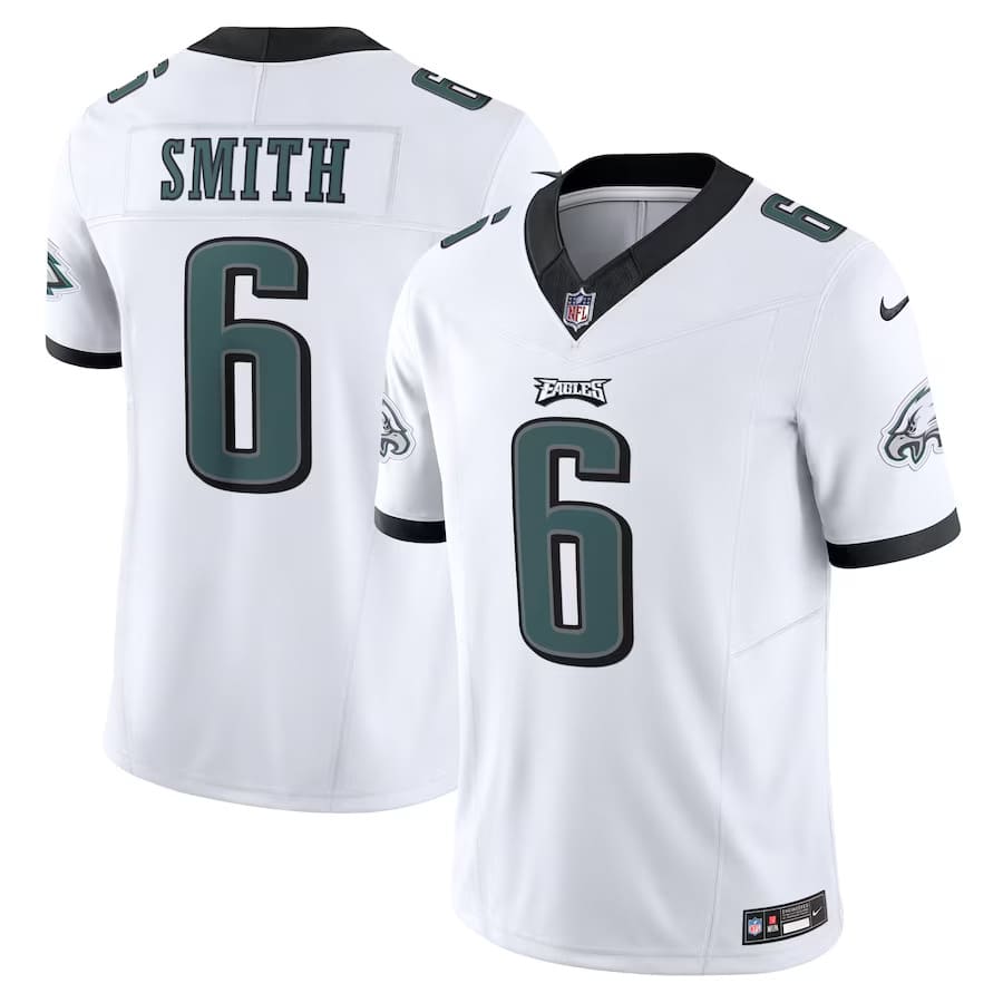Philadelphia Eagles DeVonta Smith White Vapor F.U.S.E. Limited Jersey