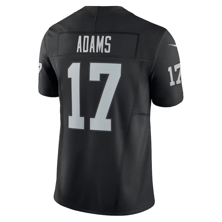 Mens Las Vegas Raiders Davante Adams Black Vapor F.U.S.E. Limited Jersey
