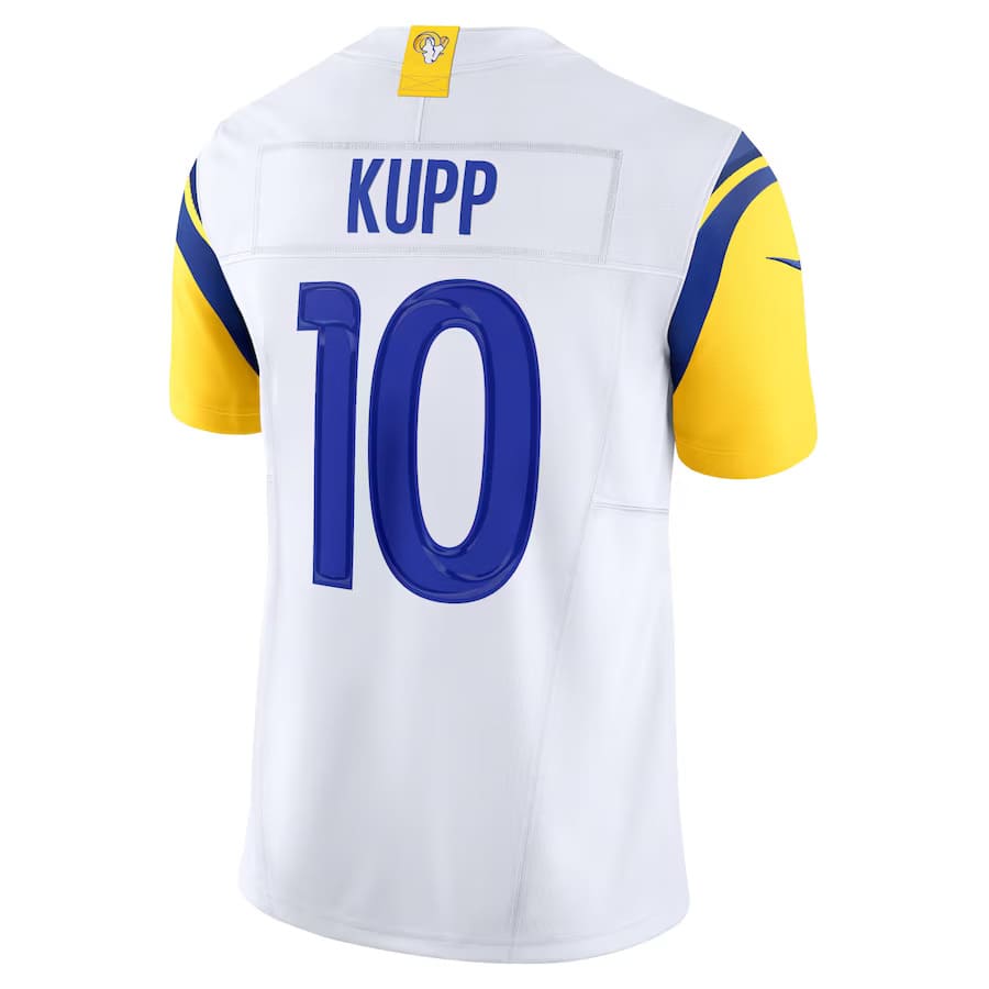 Mens Los Angeles Rams Cooper Kupp White Vapor F.U.S.E. Limited Jersey