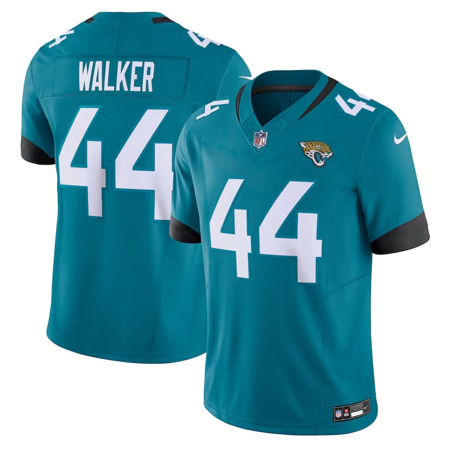 Mens Jacksonville Jaguars Travon Walker Teal Vapor F.U.S.E. Limited Jersey