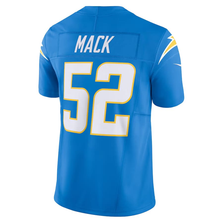 Mens Los Angeles Chargers Khalil Mack Powder Blue Vapor F.U.S.E. Limited Jersey