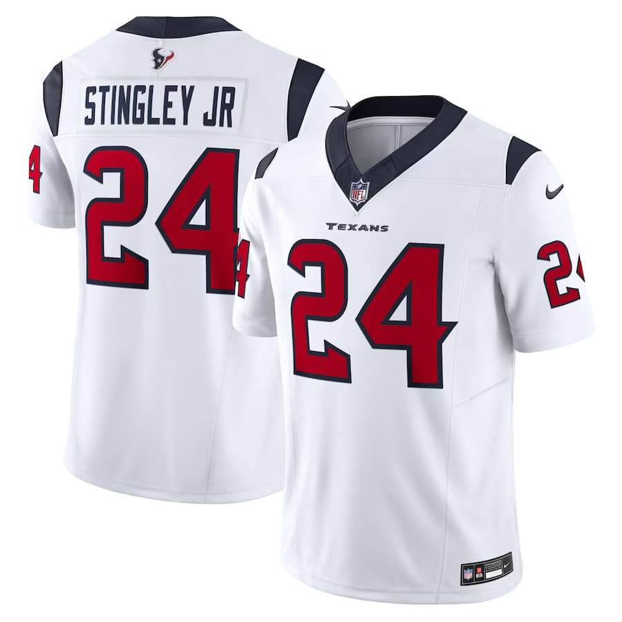 Mens Houston Texans Derek Stingley Jr. White Vapor F.U.S.E. Limited Jersey