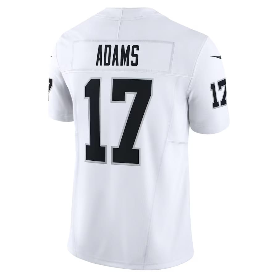 Mens Las Vegas Raiders Davante Adams White Vapor F.U.S.E. Limited Jersey