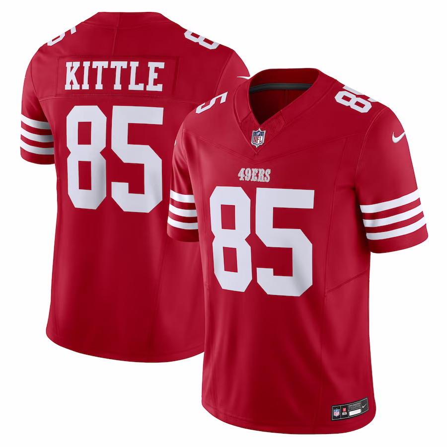 Men's San Francisco 49ers George Kittle Scarlet Vapor F.U.S.E. Limited Jersey