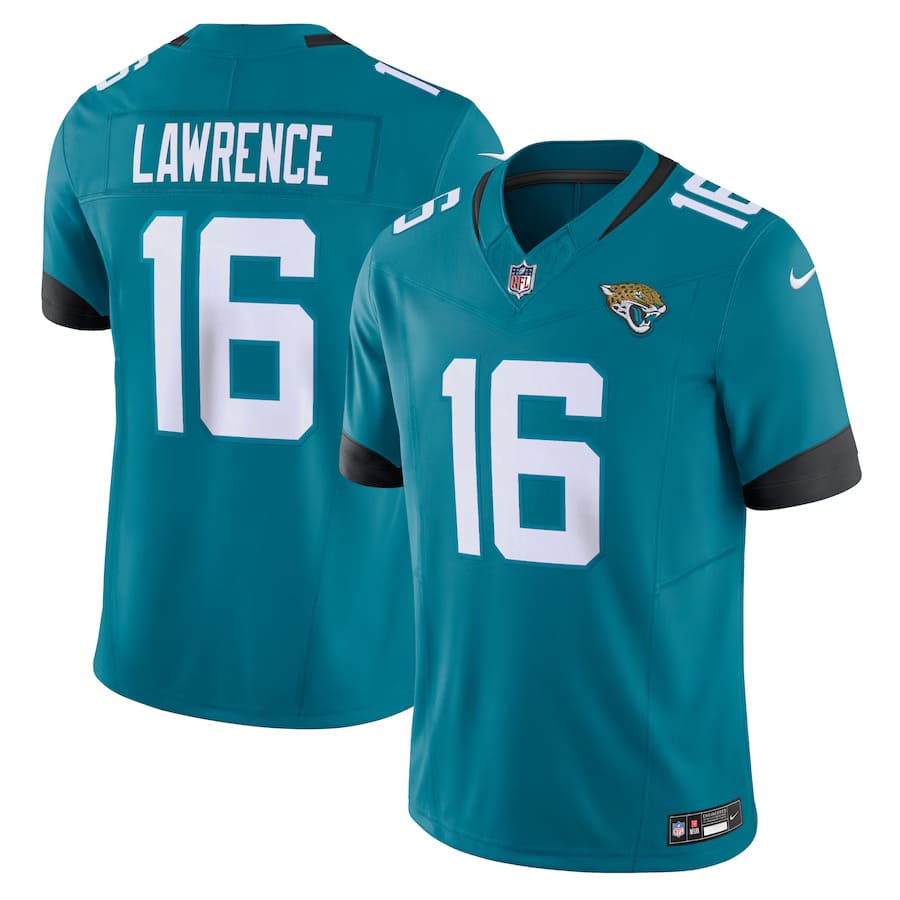 Mens Jacksonville Jaguars Trevor Lawrence Teal Vapor F.U.S.E. Limited Jersey