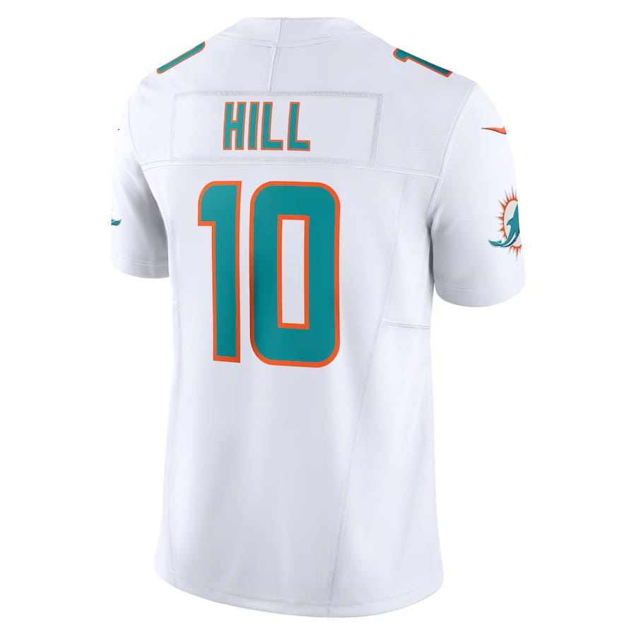 Mens Miami Dolphins Tyreek Hill White Vapor F.U.S.E. Limited Jersey
