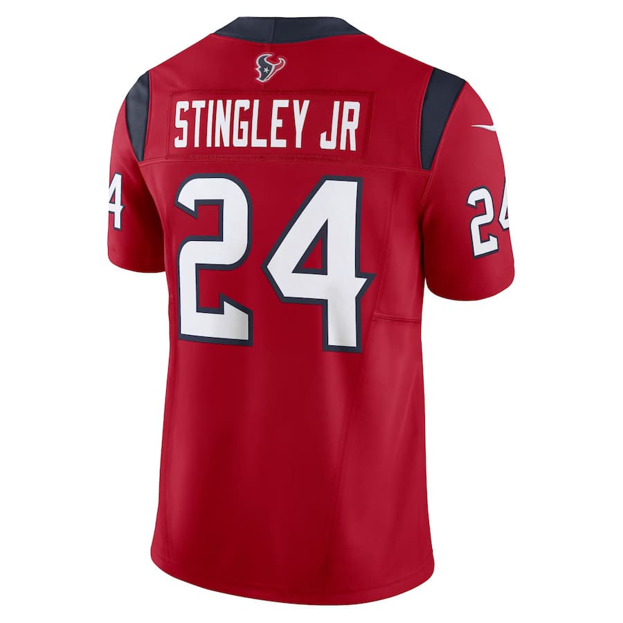 Mens Houston Texans Derek Stingley Jr. Red Alternate Vapor F.U.S.E. Limited Jersey