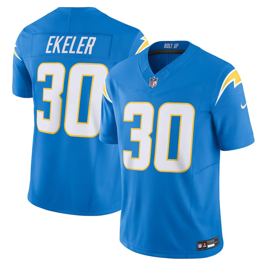 Mens Los Angeles Chargers Austin Ekeler Powder Blue Vapor F.U.S.E. Limited Jersey
